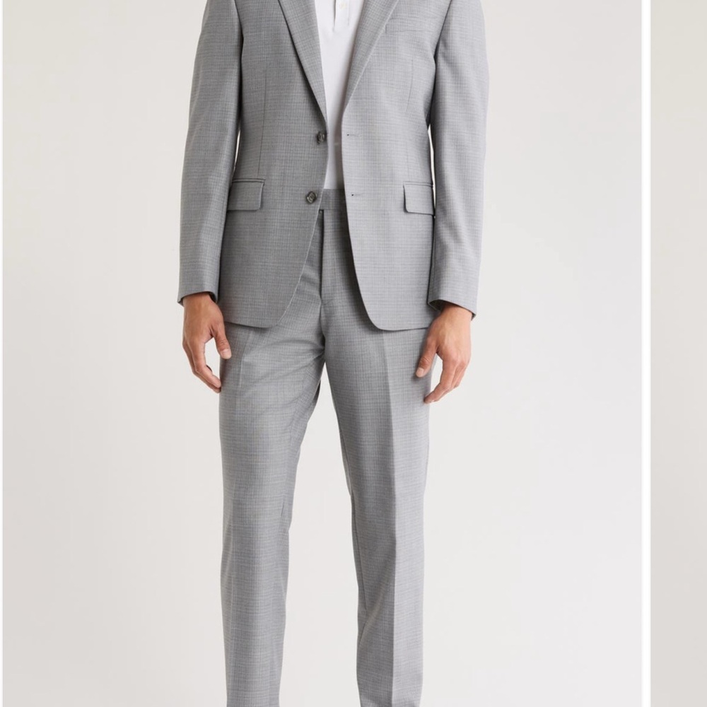 Original Penguin Light Gray Suit